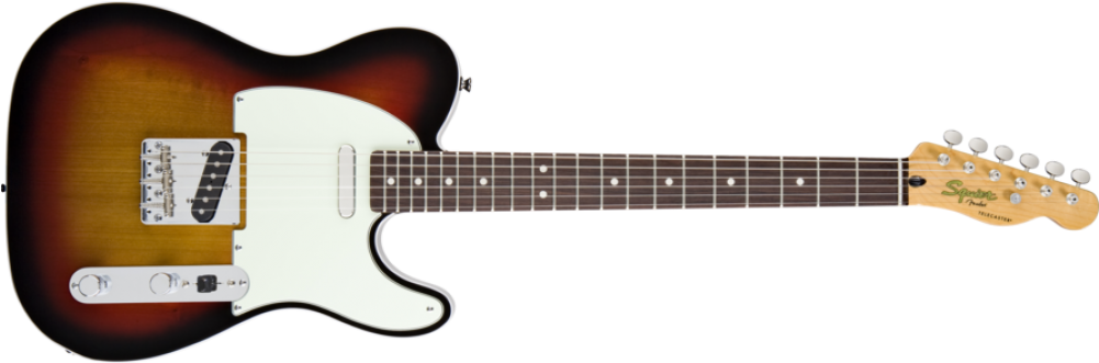 Fender Squier Classic Vibe Tele Electric Guitar , Png - Squire Telecaster Classic Vibe Clipart (1001x331), Png Download