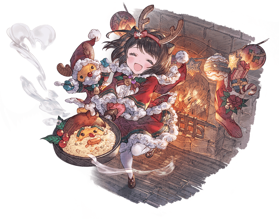 1girl ^ ^ Alpha Transparency Antlers Bangs Bell Blush - グラン ブルー ファンタジー ヤイア Clipart (960x800), Png Download