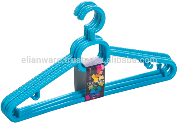 4 Pcs Malaysia Plastic Clothes Coat Hanger E-17 - Clothes Hanger Clipart (600x600), Png Download