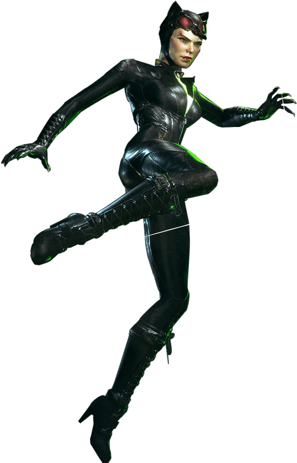 Catwoman Png Pic - Catwoman Arkham Knight Png Clipart (678x980), Png Download