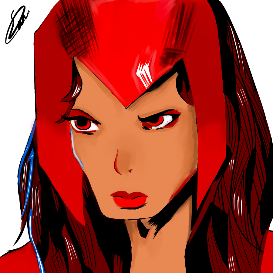 Scarlet Witch - Wonder Woman Clipart (900x900), Png Download