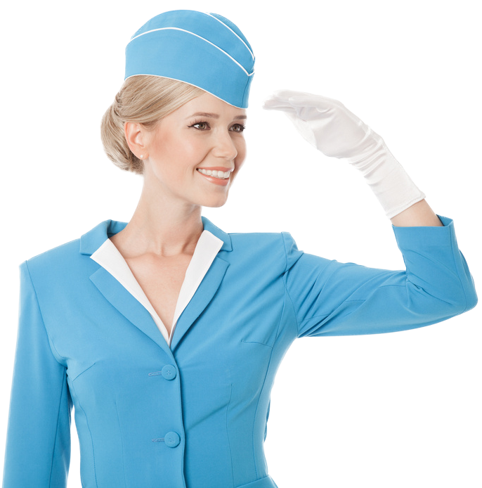 Nurse Png Transparent Images - Flight Attendant Png Clipart (693x693), Png Download