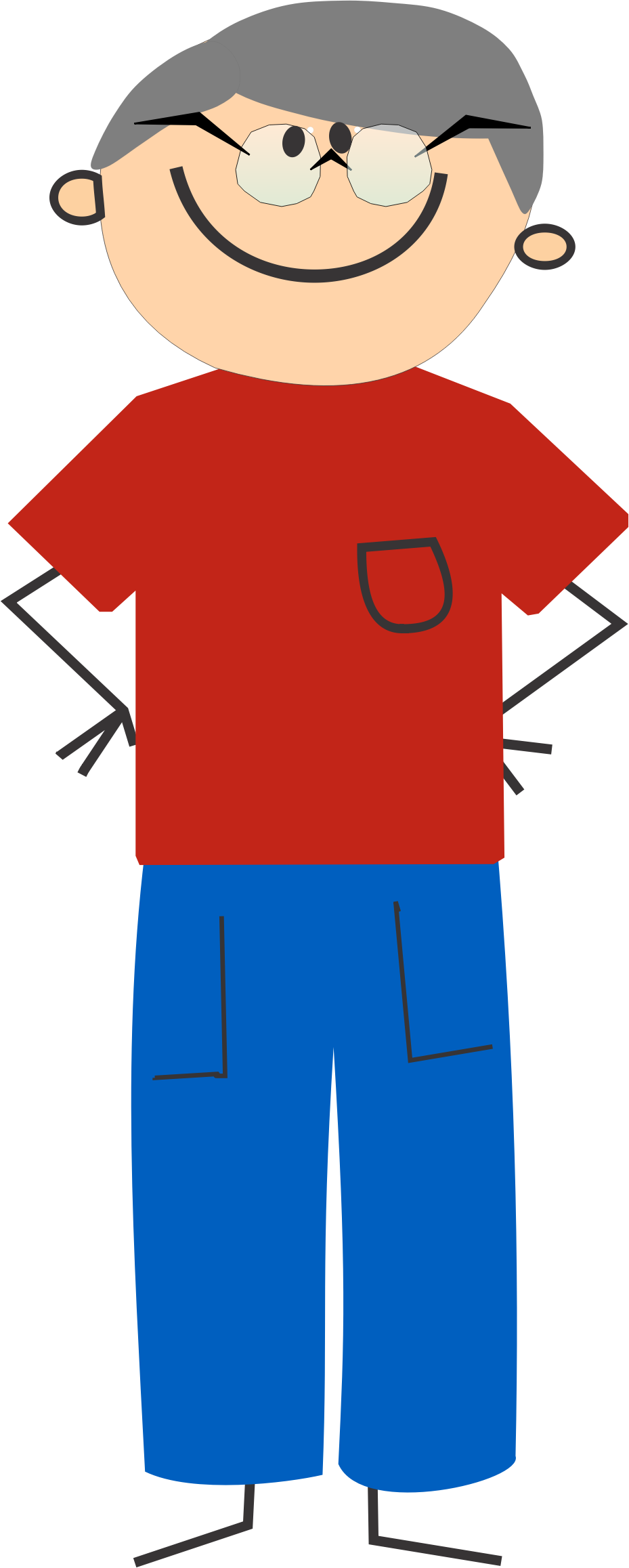 Big Image - Funny Guy Png Clipart (929x2315), Png Download