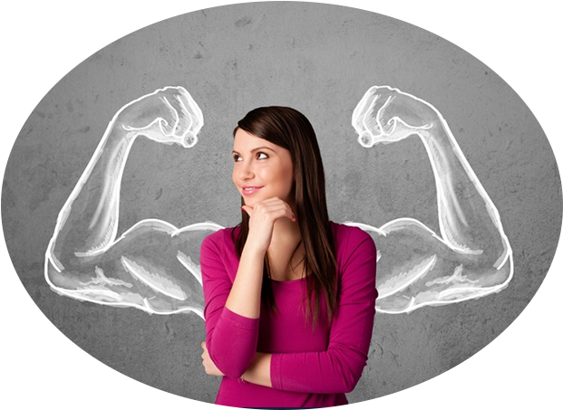 Settings - Women Are More Powerful Clipart (1024x535), Png Download