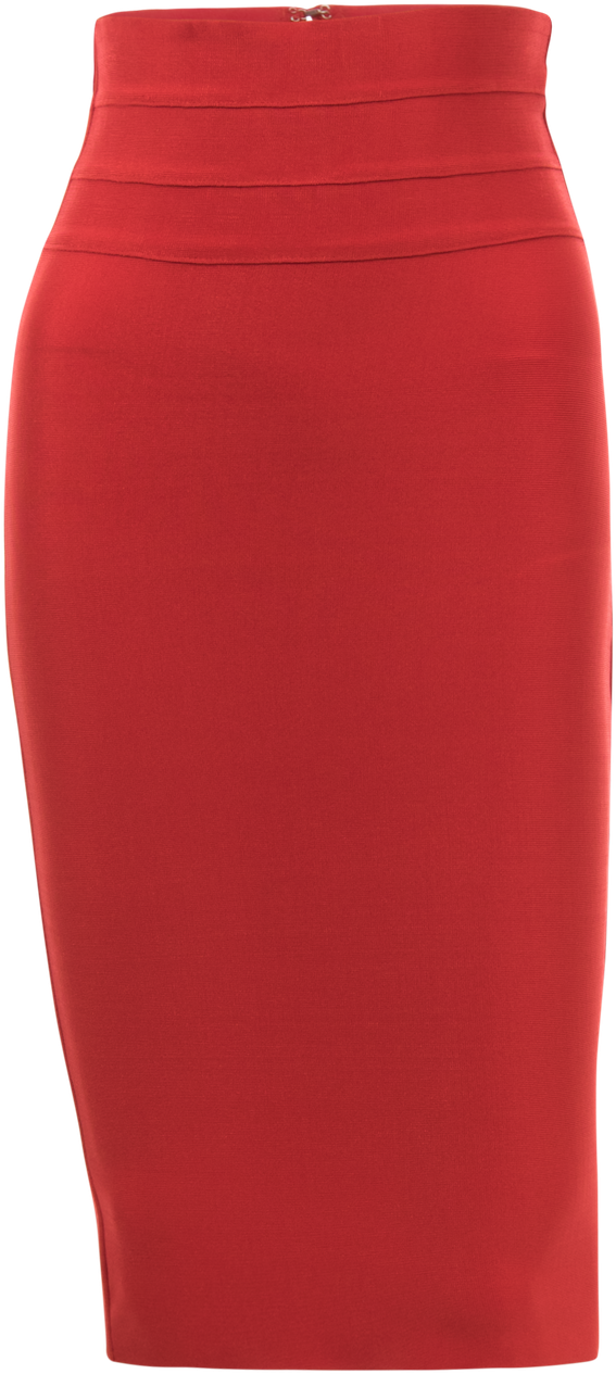 Red Bandage Pencil Skirt Clipart (1400x1400), Png Download
