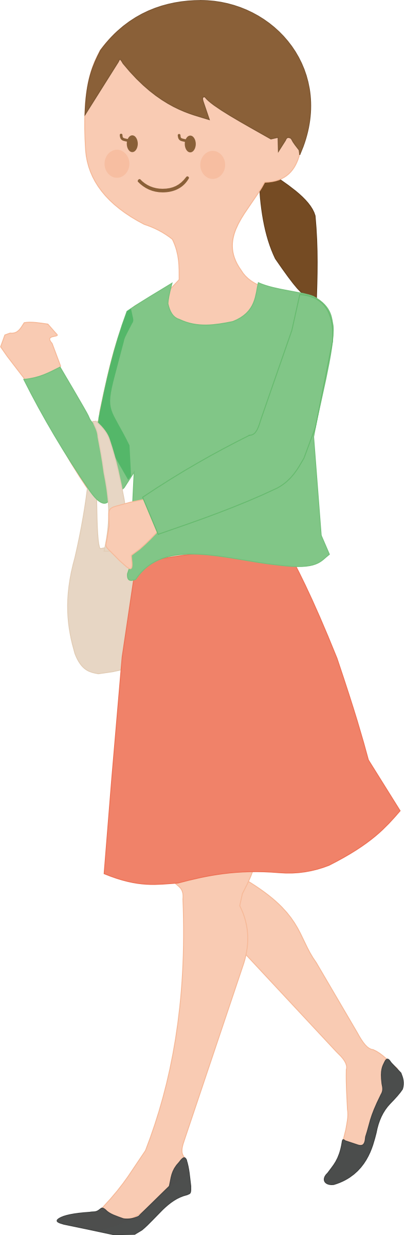 Gown Clipart Princess Skirt - Illustration - Png Download (786x2400), Png Download