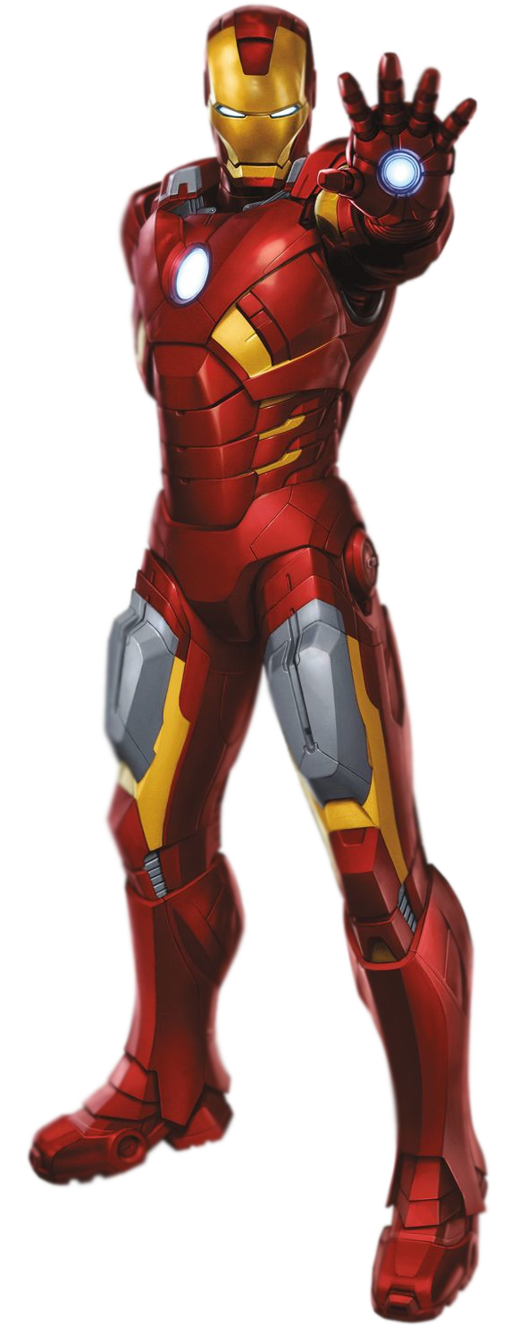 Iron Man Avengers Png Clipart (645x1500), Png Download