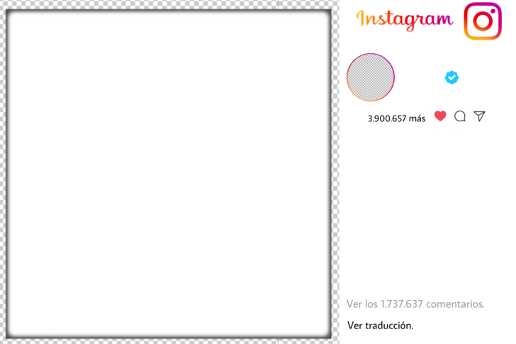 Plantilla Png Para Instagram, No Resubir Por Favor - Plantillas Png Para Instagram Clipart (728x485), Png Download