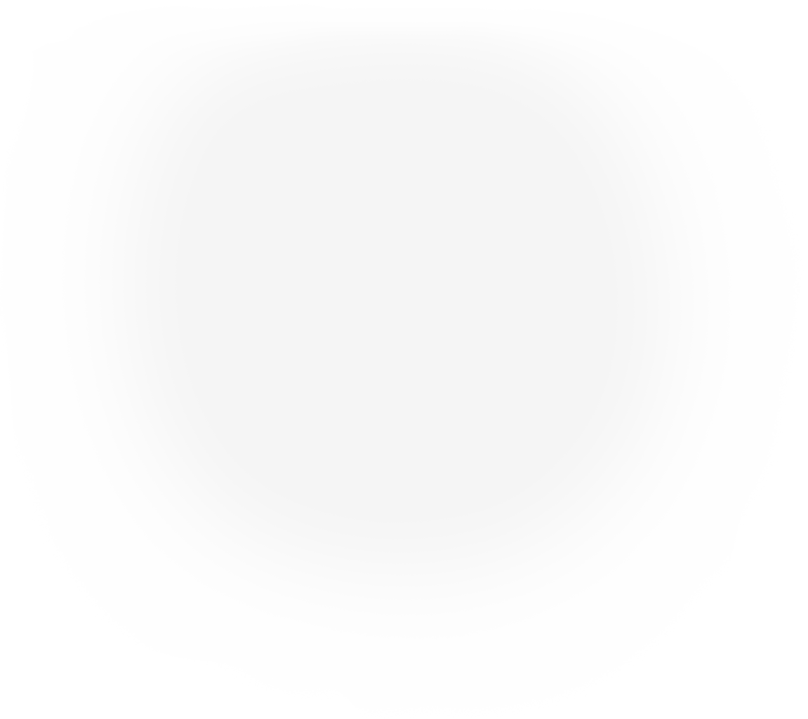 White Fading Circle Transparent Clipart (1151x1025), Png Download