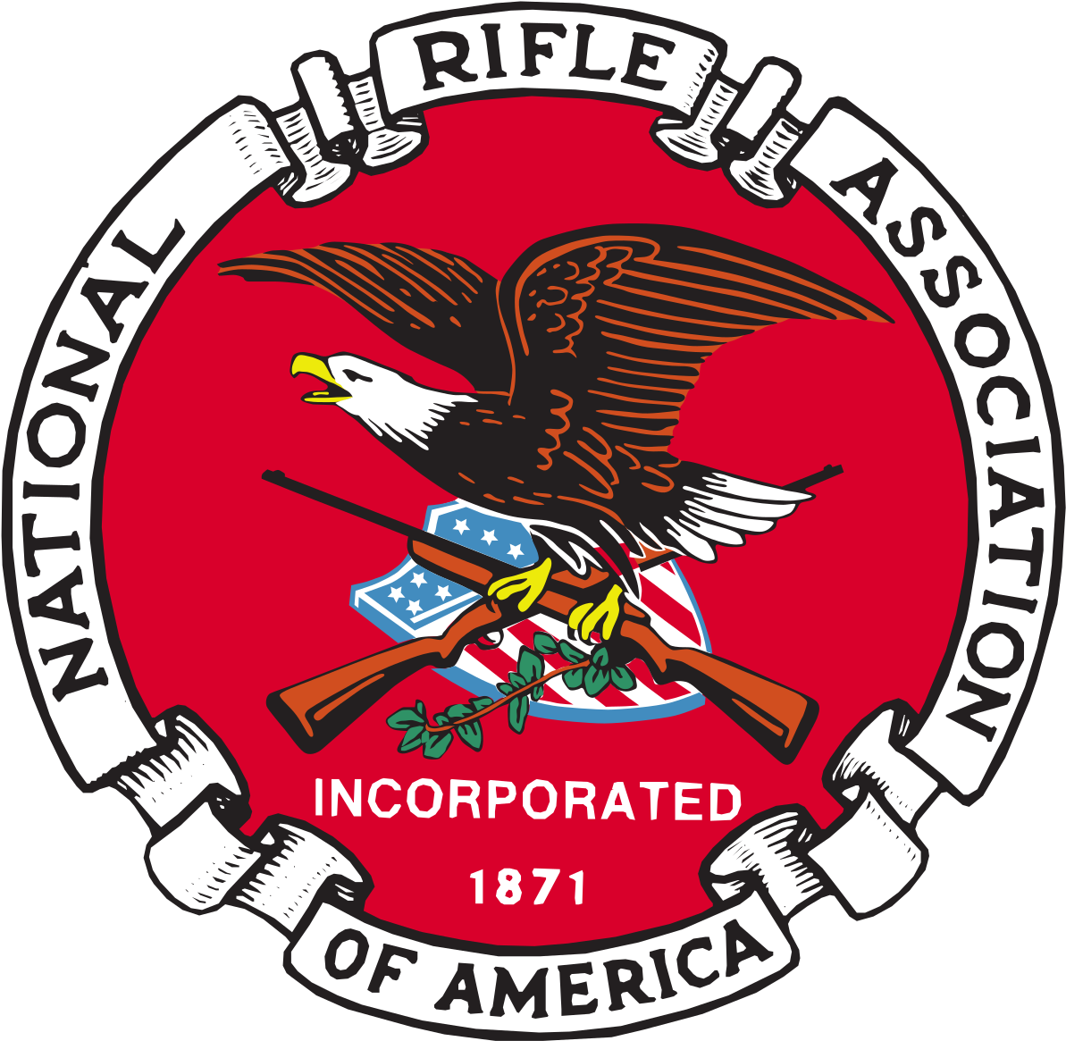 Nra Logo - National Rifle Association Clipart (1200x1173), Png Download
