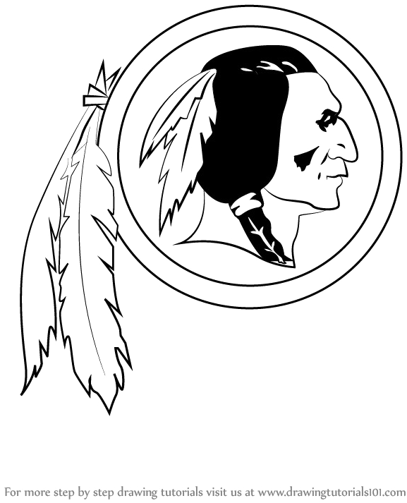 Redskins Logo Png Clipart (598x844), Png Download