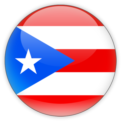 Illustration Of Flag Of Puerto Rico - Puerto Rico Flag Icon Clipart (640x480), Png Download