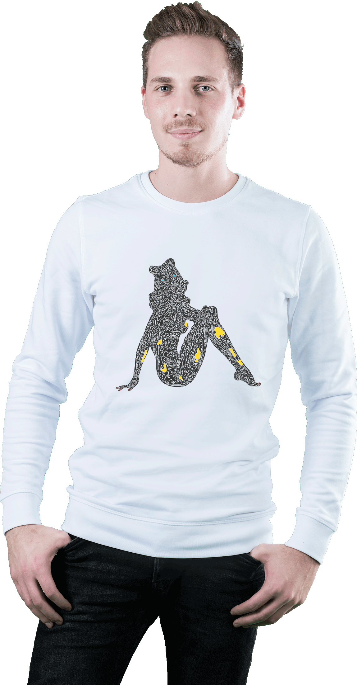 Long-sleeved T-shirt Clipart (1149x2200), Png Download