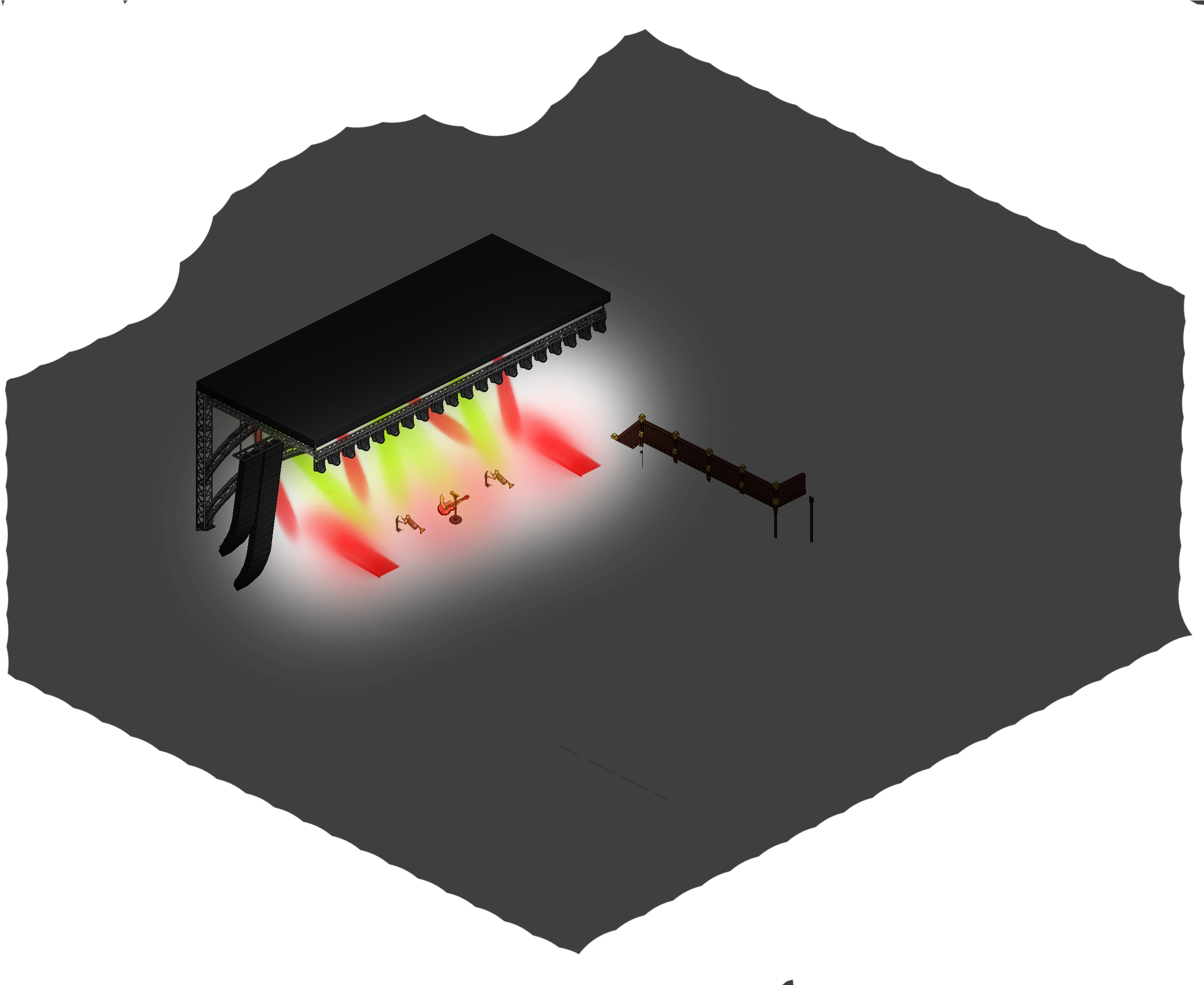 9 El Diablo Luces 2 - Graphic Design Clipart (2694x2134), Png Download