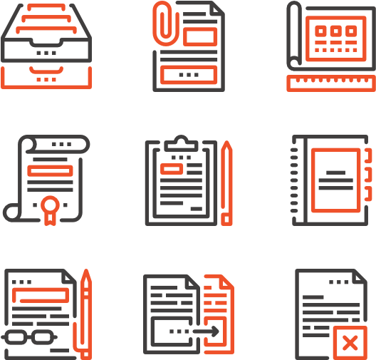 Files And Documents - Parallel Clipart (600x564), Png Download