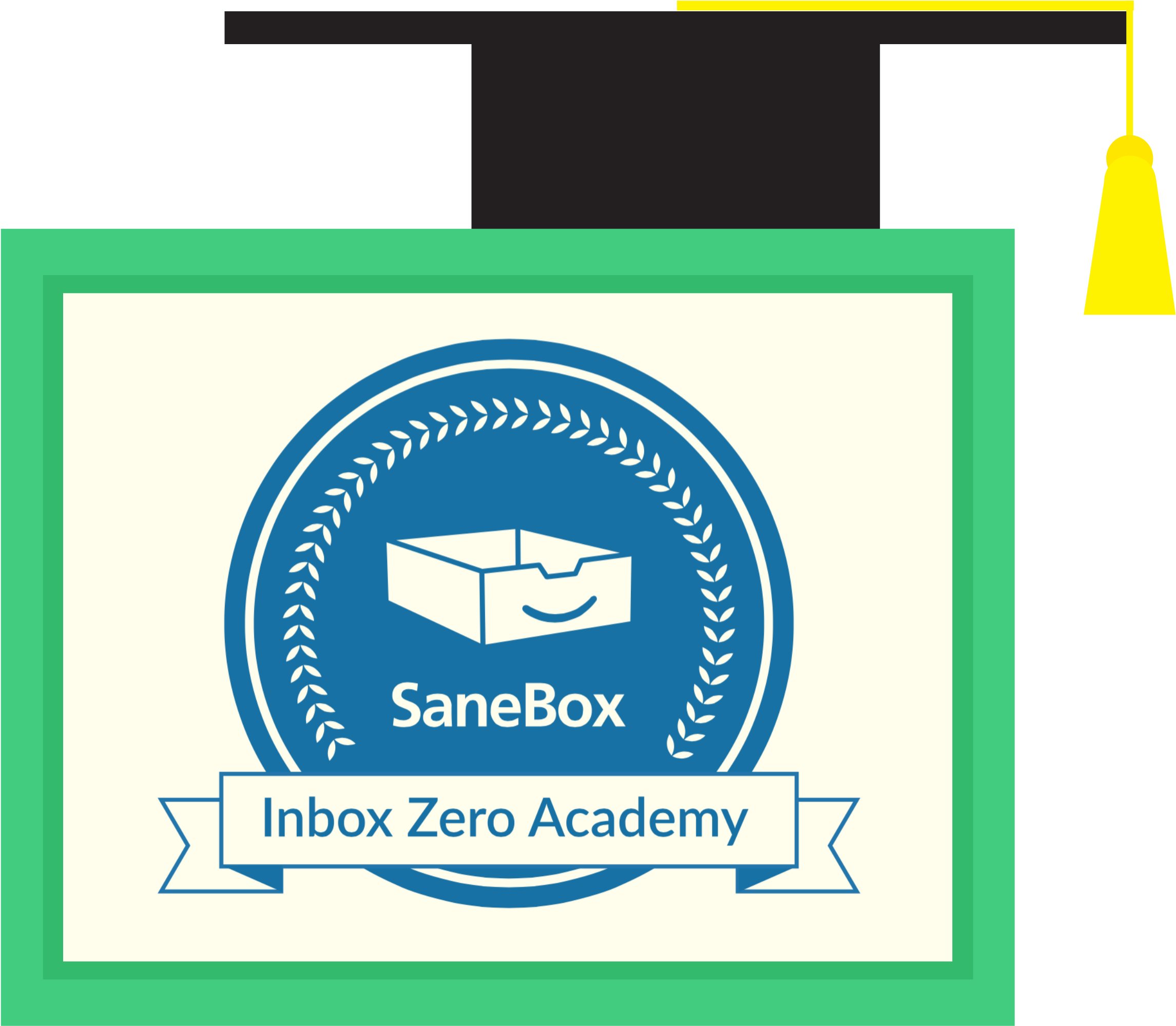 Sanebox Inbox Zero Academy Diploma Seal - Sanebox Clipart (2550x2550), Png Download