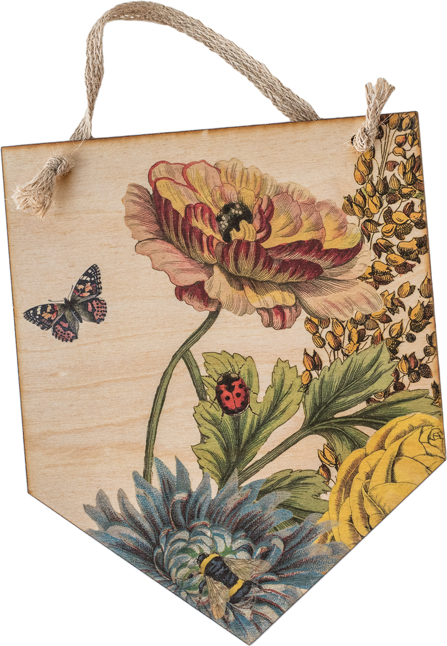 Botanical Butterfly - Orchid Clipart (900x1300), Png Download