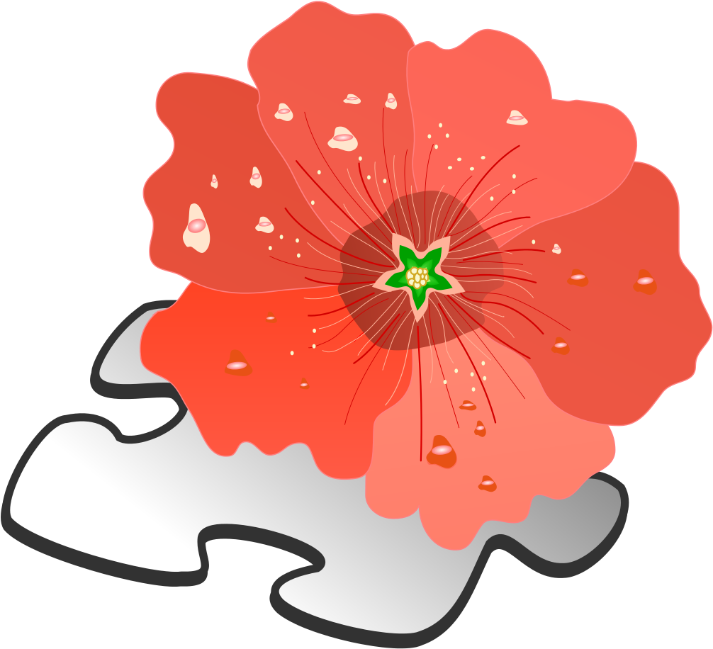 File - Botanical Template - Svg - Hawaiian Hibiscus Clipart (1024x1024), Png Download