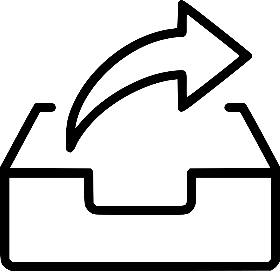Mail Drawing Mailbox - Arrow Next Page Icon Clipart (980x946), Png Download