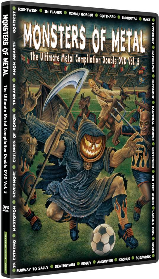 5 - Monsters Of Metal Vol 5 Dvd Clipart (1000x1000), Png Download