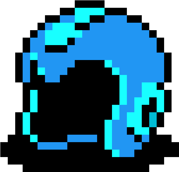 Mega Man Helmet - Megaman Helmet Pixel Clipart (577x553), Png Download
