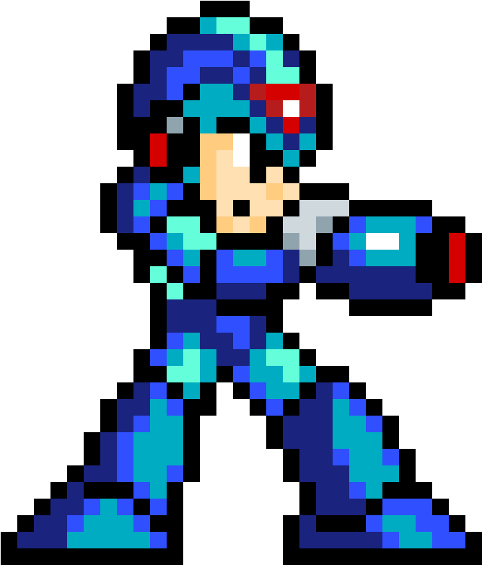 Mega Man X - Megaman X 8 Bits Clipart (1200x1200), Png Download
