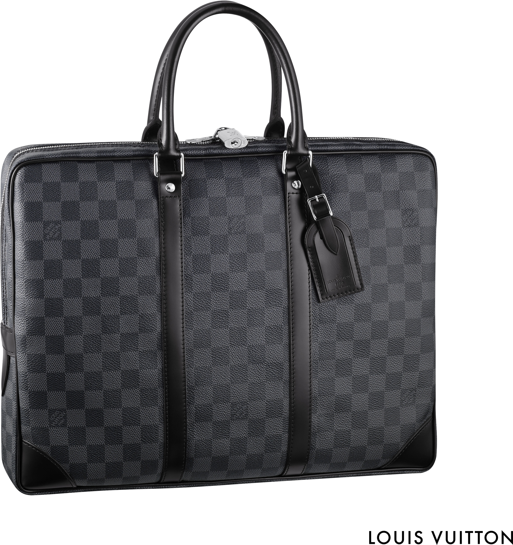 With Smooth Leather Trimmings And A Spacious Interior, - Womens Louis Vuitton Briefcase Clipart (2000x2000), Png Download