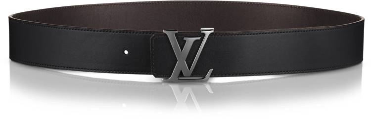 Lv Initiales Reversible Calf Leather Belt Via Louis - Belt Clipart (900x900), Png Download