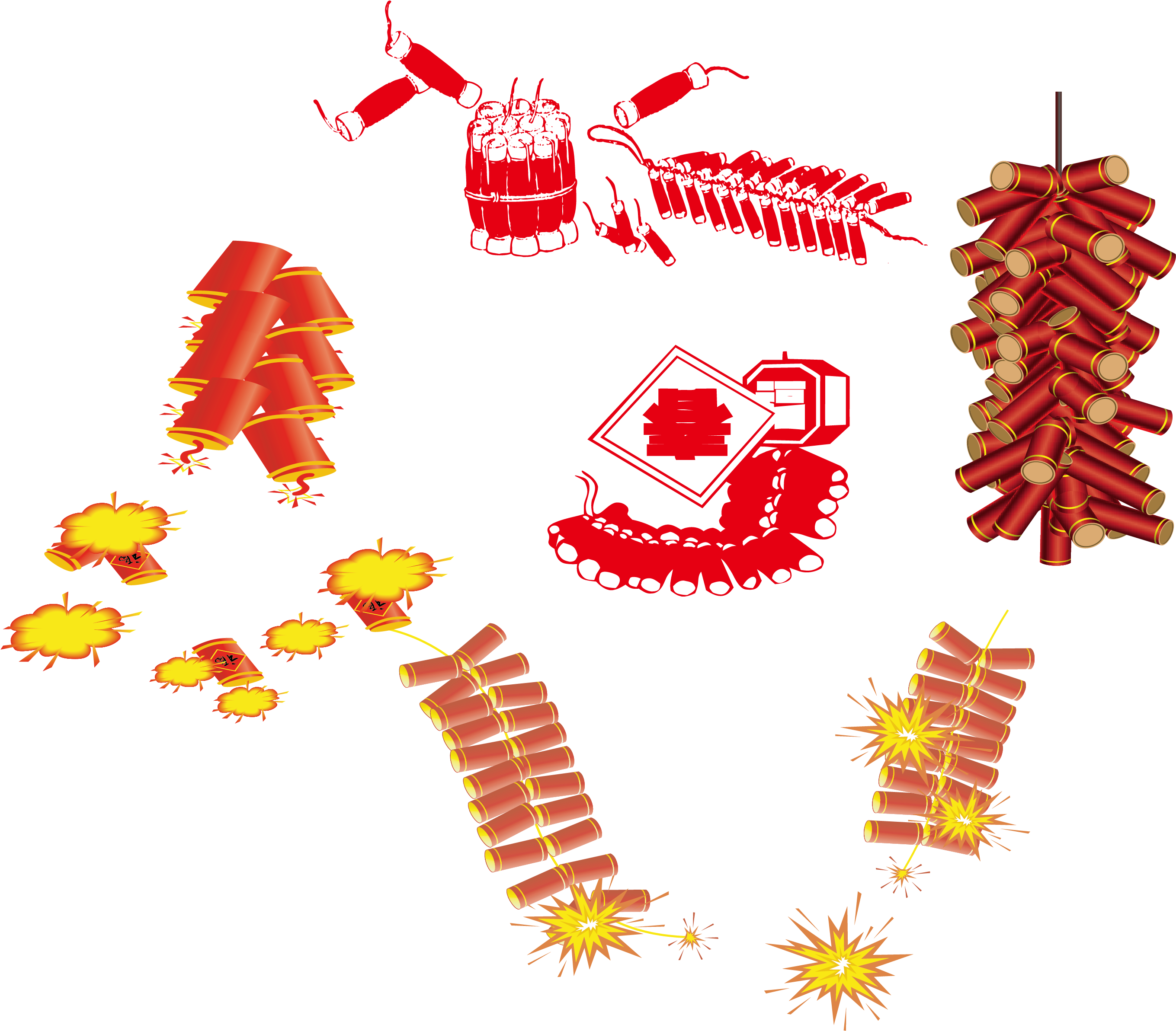 Chinese New Year Ai Clipart (3119x3119), Png Download