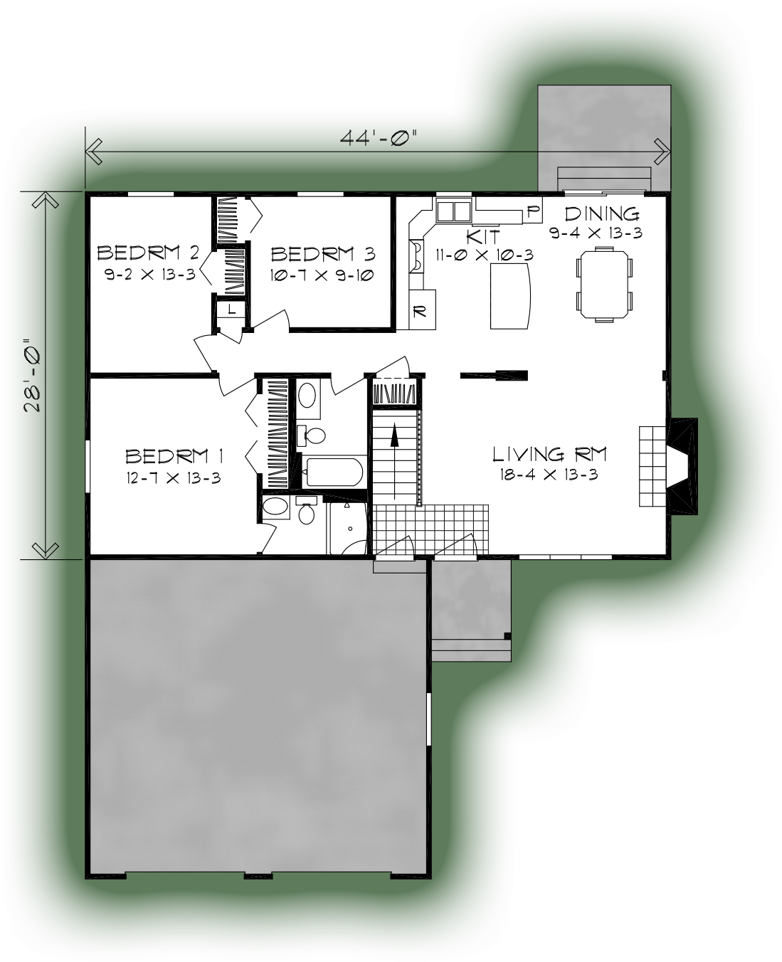 Floor Plan Clipart (1140x1410), Png Download