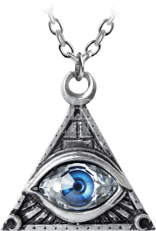 Eye Of Providence Necklace Clipart (738x738), Png Download