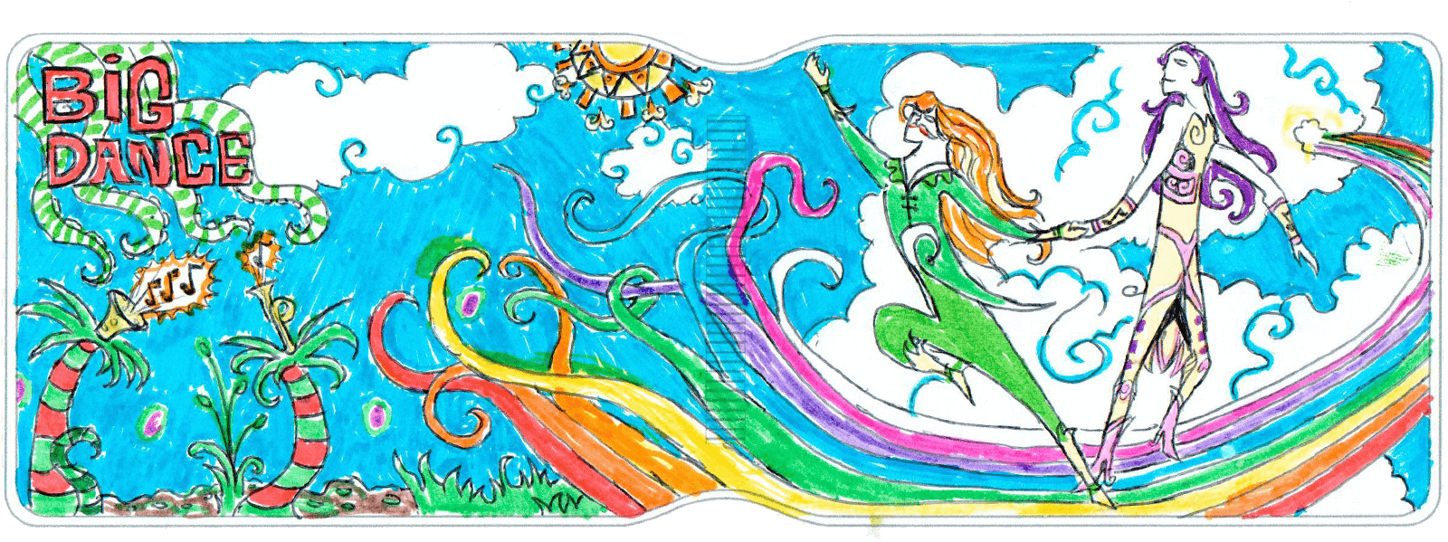 Big Dance Banner - Visual Arts Clipart (1600x599), Png Download