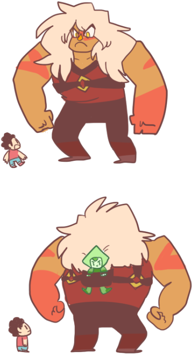 Jasper Steven Universe Peridot - Steven Universe Peridot Doodles Clipart (500x713), Png Download