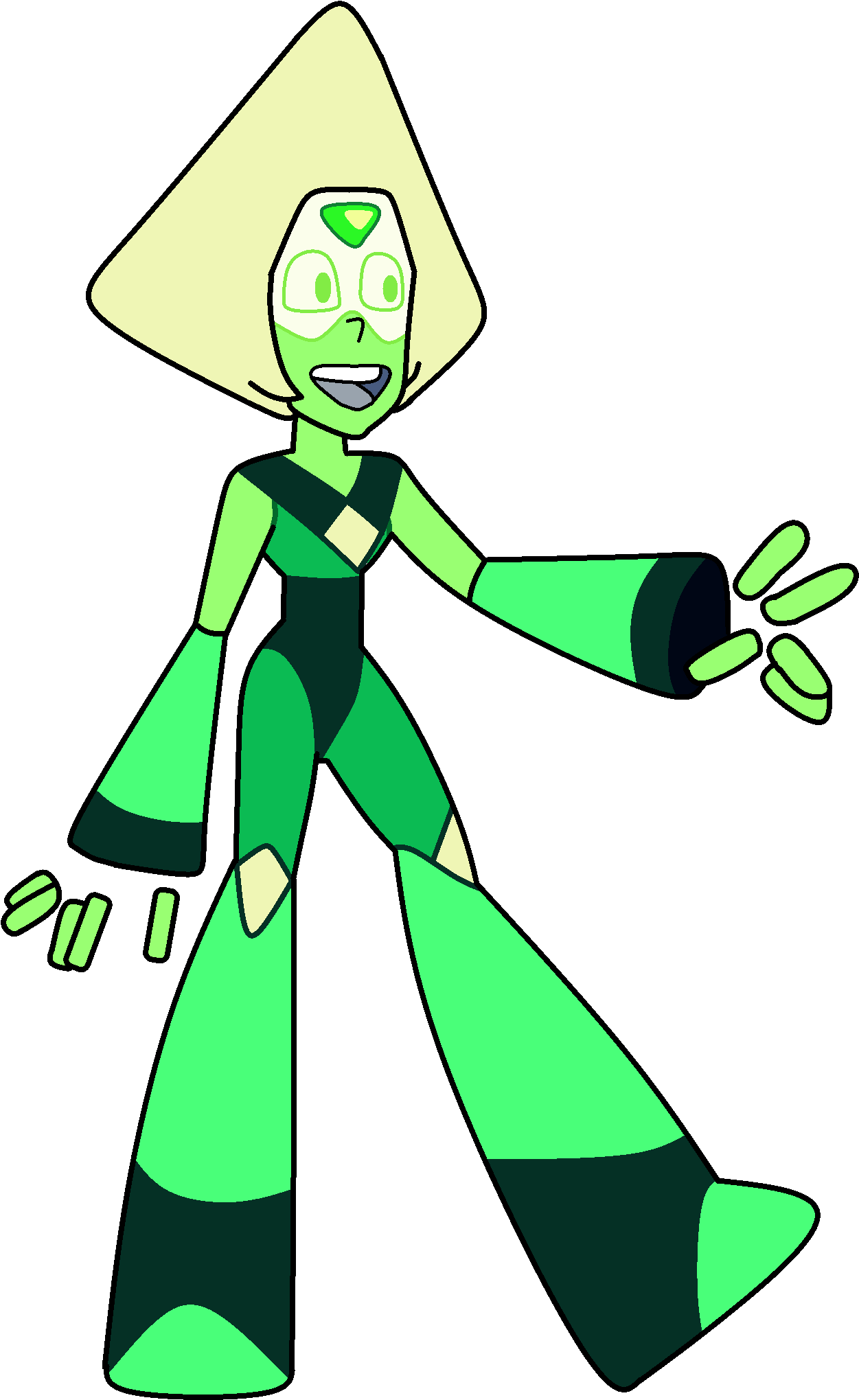 Peridot Steven Universe Wiki Fandom - Imagens De Peridot Steven Universe Clipart (1440x2172), Png Download