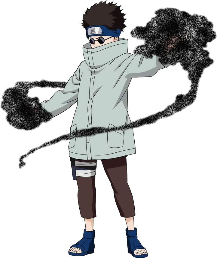 Clash Of Ninja/characters/shino Aburame - Shino Aburame Clipart (731x1024), Png Download