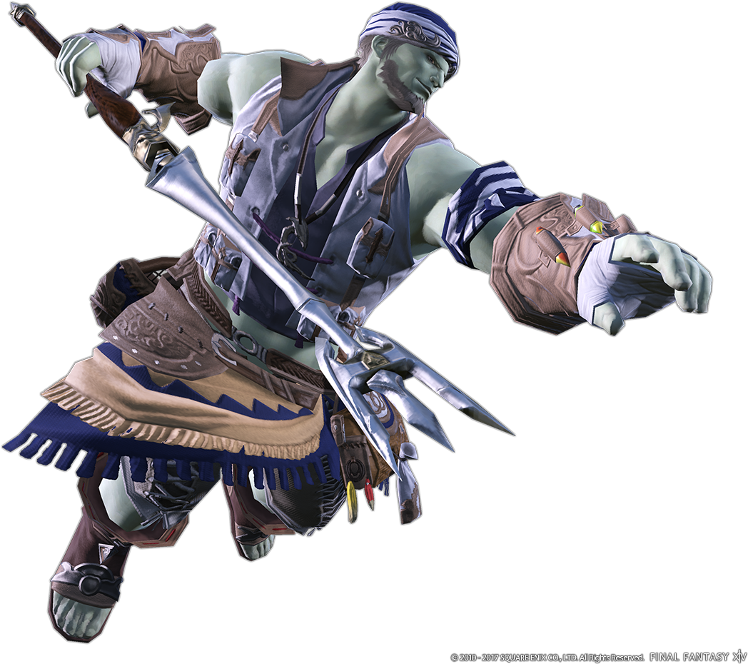 Disciple Of The Land/disciple Of The Hand Gear - Fisher Stormblood Clipart (1048x930), Png Download