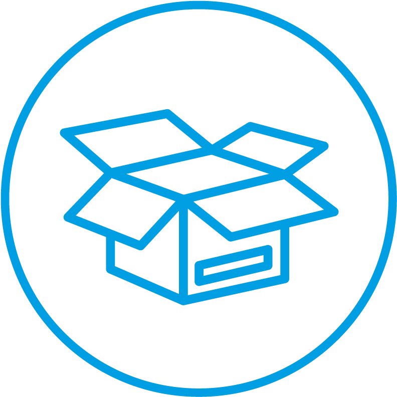 General Cargo - Outside The Box Icon Clipart (833x833), Png Download