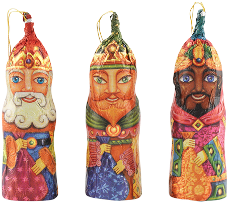 Milk Chocolate Wise Men 25g B/20 - Figuras De Chocolate Reyes Magos Clipart (630x630), Png Download