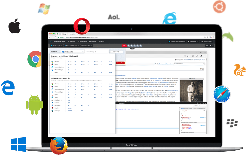 Browser tools. Кроссбраузерное тестирование. Кроссбраузерность устройства тестирование. Приложение для кроссбраузерного тестирования. Пример кроссбраузерного тестирования в таблице