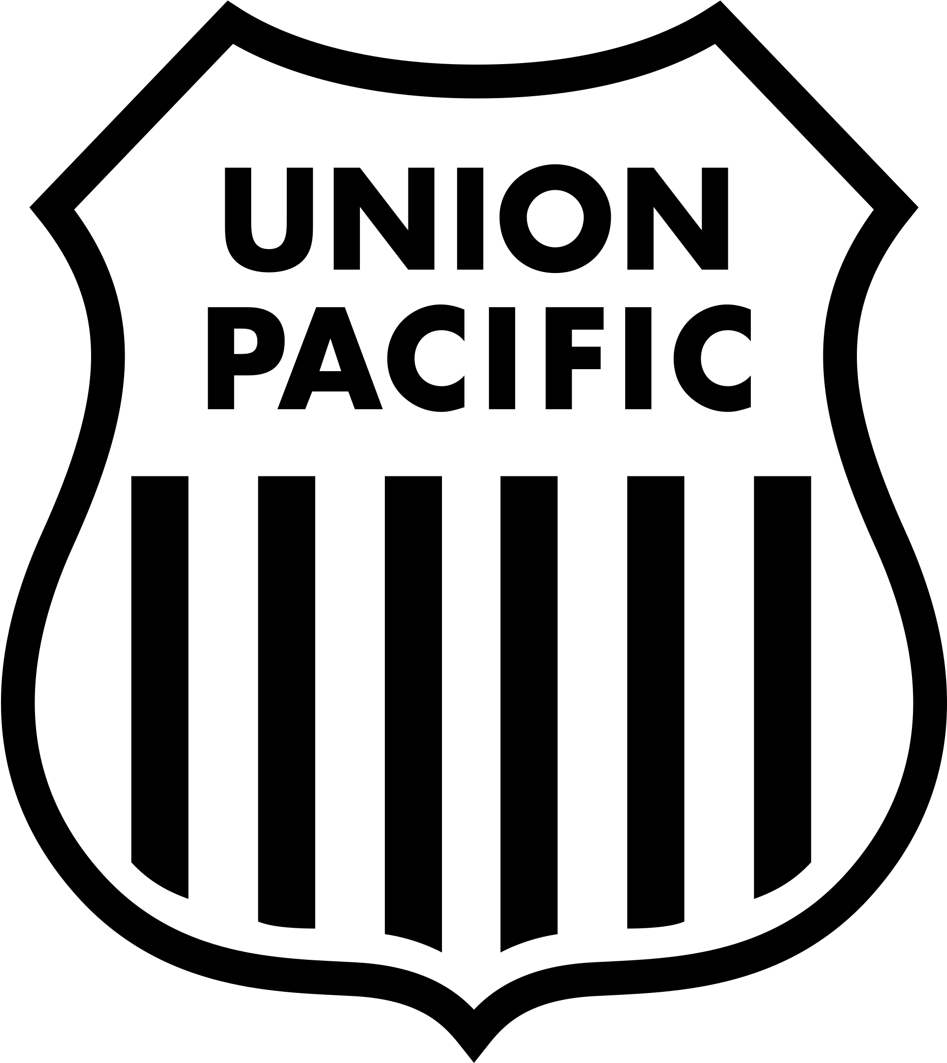 Union Pacific Logo Png Transparent - Union Pacific Clipart (2400x2400), Png Download