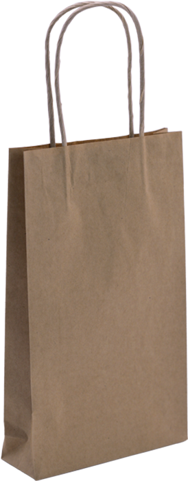 Brown Kraft Paper Bags Clipart (550x749), Png Download