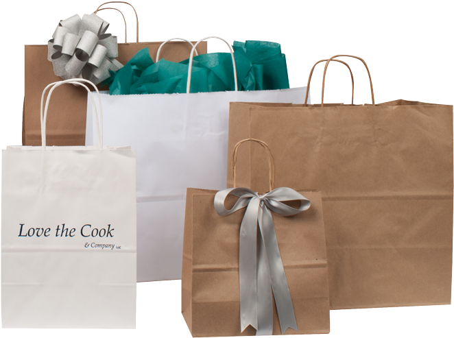 Kraft Serrated Edge Shopper - Leather Clipart (700x700), Png Download