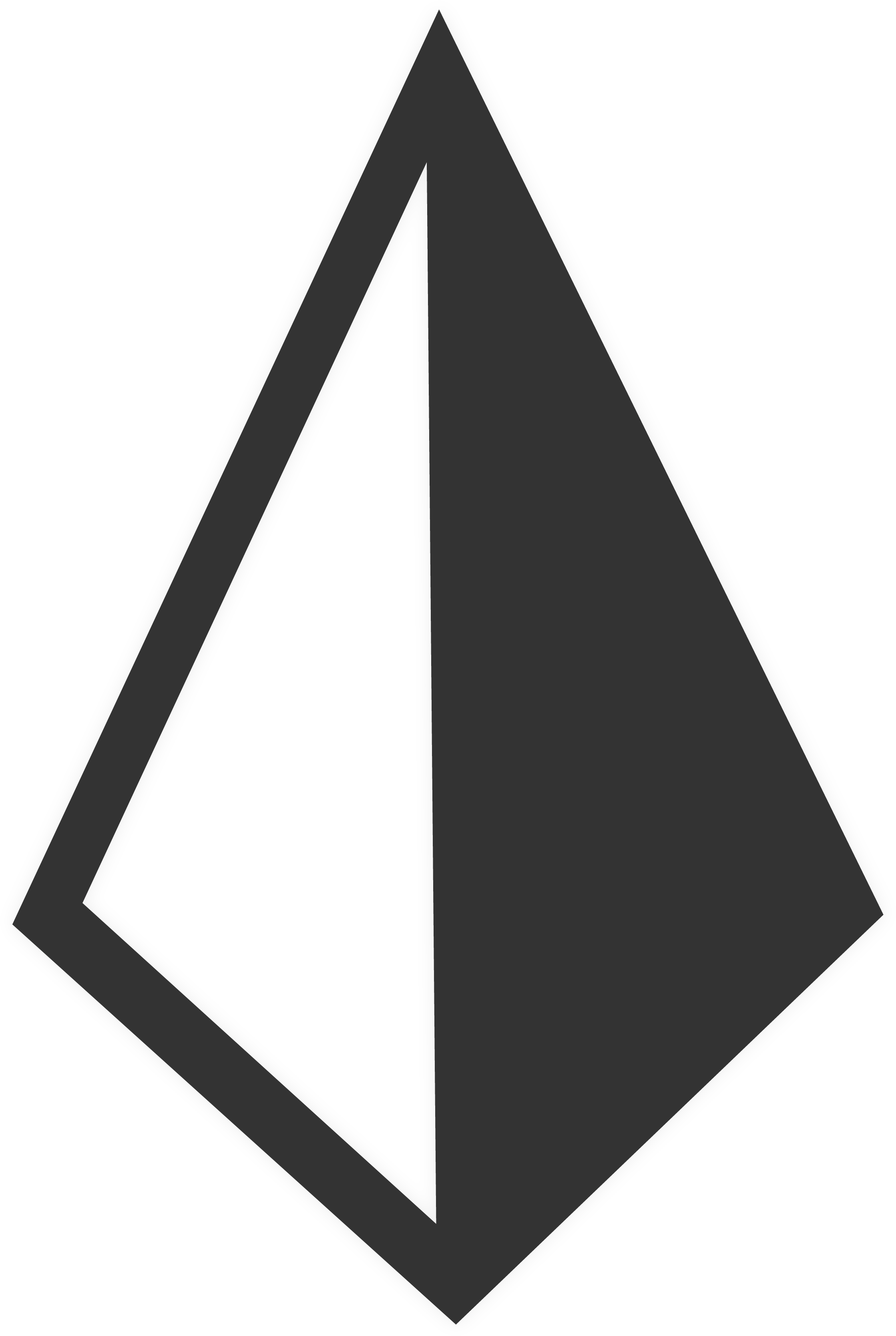 Gwntc Diamond Grey - Triangle Clipart (2302x3411), Png Download