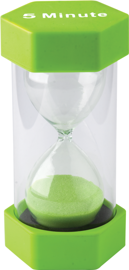 Tcr20660 5 Minute Sand Timer-large Image - 5 Minutes Sand Timer Clipart (900x900), Png Download