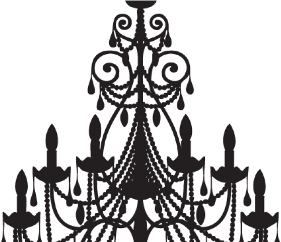 Chandelier Clipart Transparent Background - Chandelier Decals - Png Download (640x480), Png Download