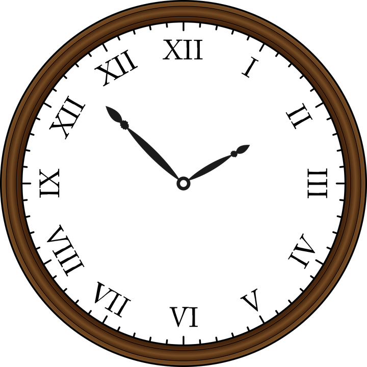 Clock Retro Time - International Chiropractic Association Logo Clipart (720x720), Png Download