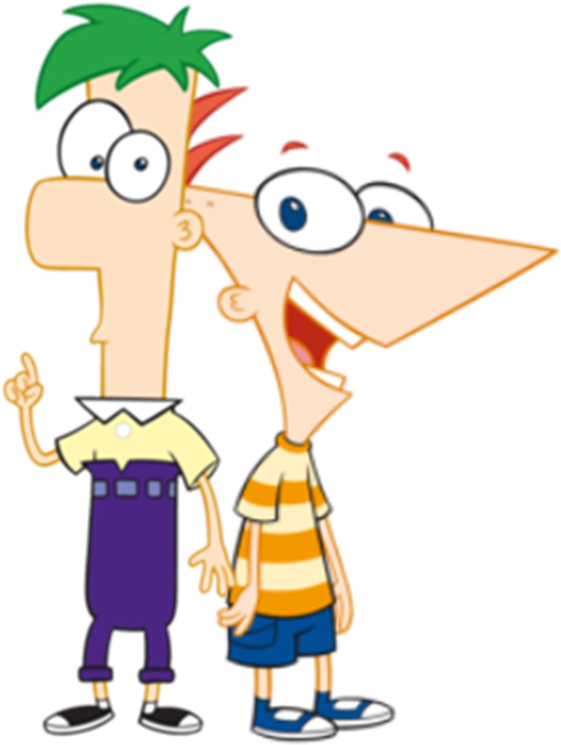 Phineas Y Ferb2 Phineas Y Ferb, - Phineas Und Ferb Png Clipart (528x696), Png Download