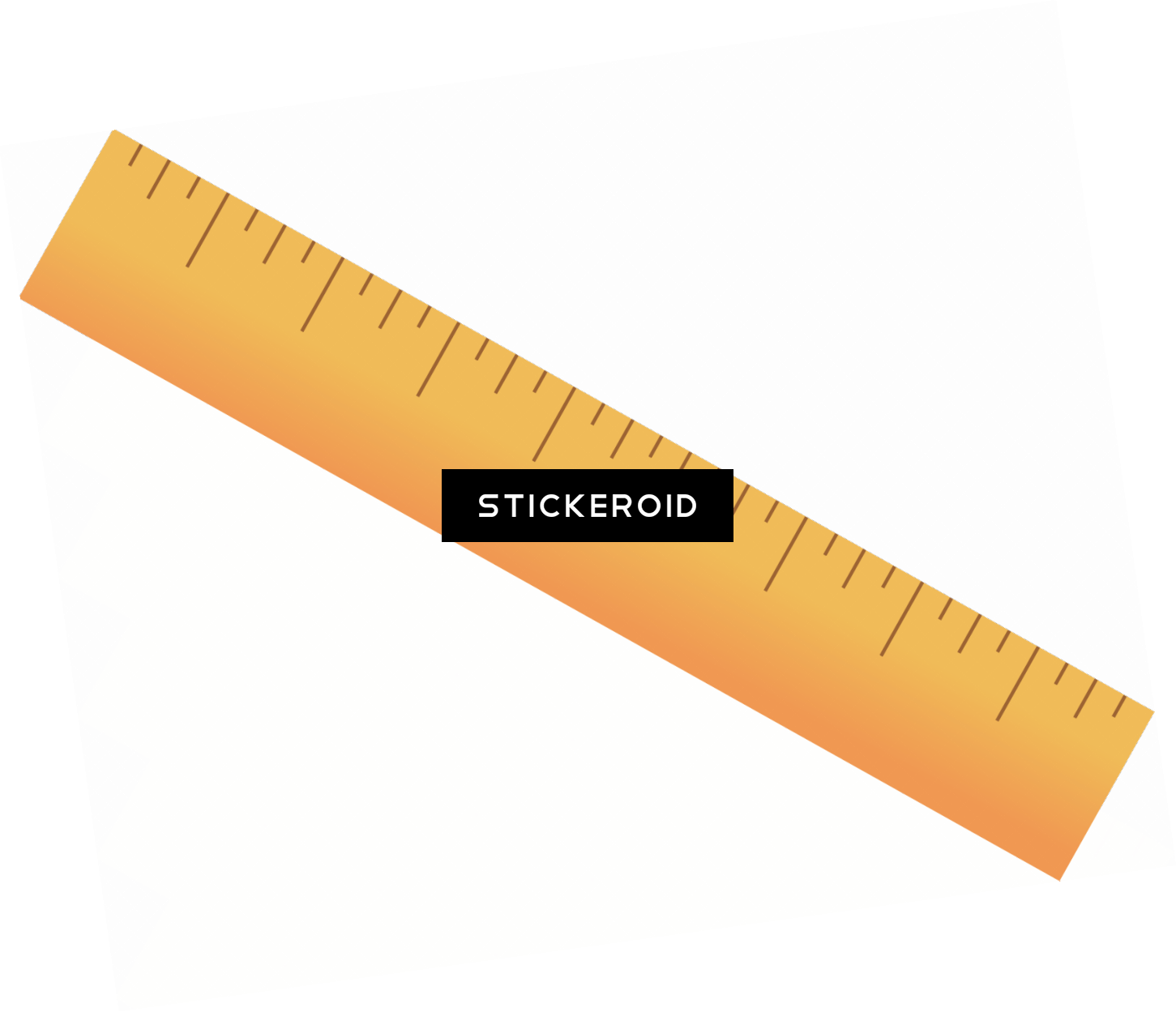 Ruler - Office Ruler Clipart (1451x1249), Png Download