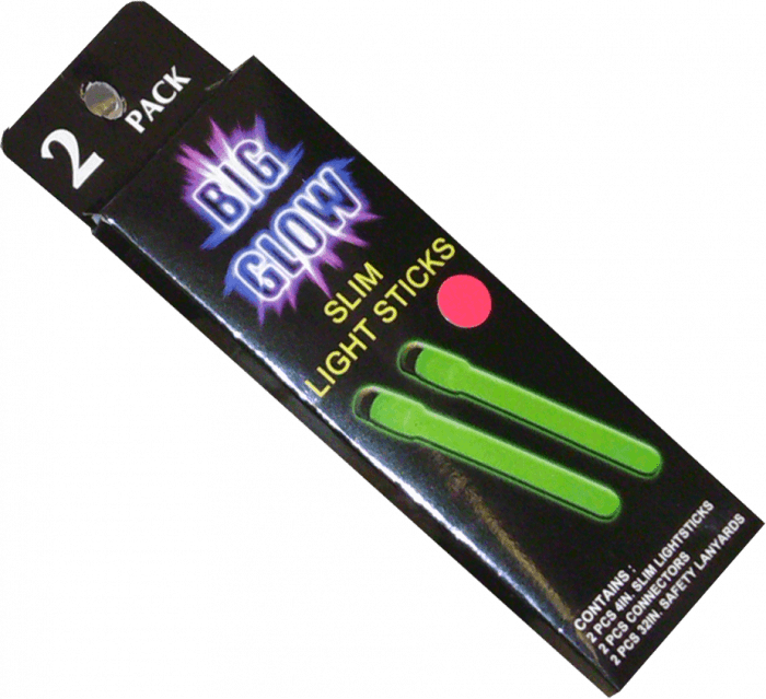 Slim Glow Stick 2 Pack - Watercolor Paint Clipart (700x639), Png Download