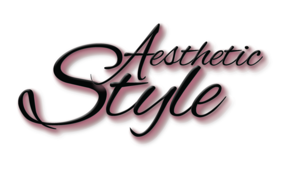 Aesthetic Style Logo Black White Background Clipart (1000x572), Png Download